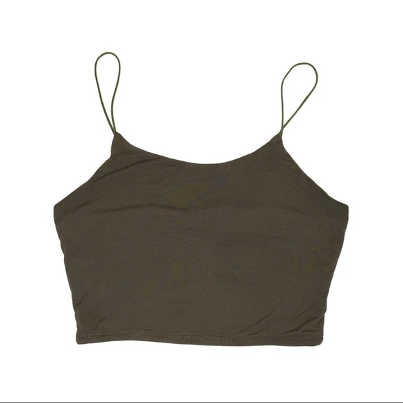 SPAGHETTI STRAP CROP TOP - Picture 3 of 6